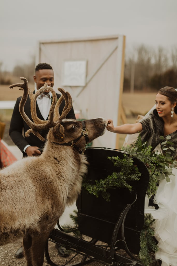 Outdoor North Pole Christmas Wedding Ideas