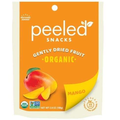 Peeled Organic Dried Mango Snacks