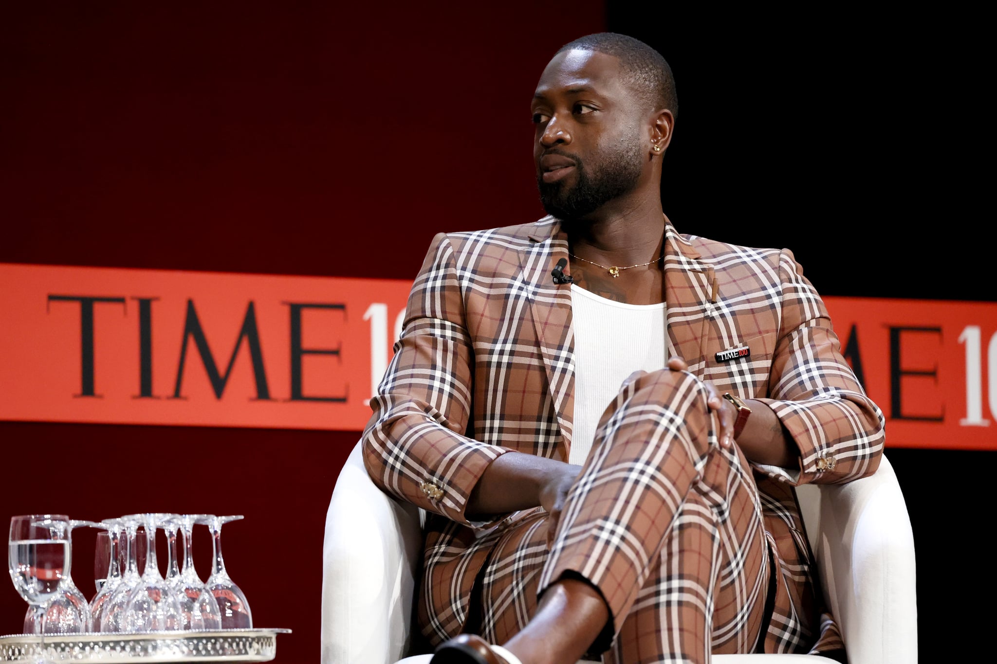 NEW YORK, NEW YORK - JUNE 07: Dwyane Wade speaks onstage at the TIME100 Summit 2022 at Jazz at Lincoln Center on June 7, 2022 in New York City. (Photo by Jemal Countess/Getty Images for TIME)