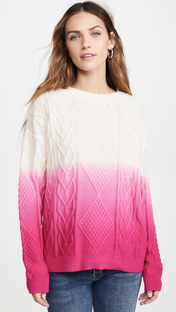 Two-Tone Dressing: 525 America Ombre Sweater