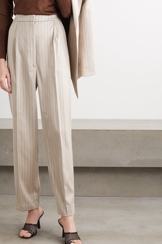 Munthe Ed Pinstriped Twill Straight Leg Pants 266 93 Best
