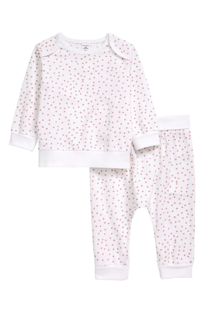 Infant: Grow With Me Organic Cotton Top & Pants Set