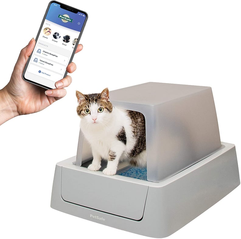 PetSafe ScoopFree Smart Self-Cleaning Cat Litter Box, Covered