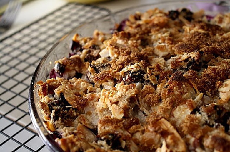 Dessert: Blueberry Crumble