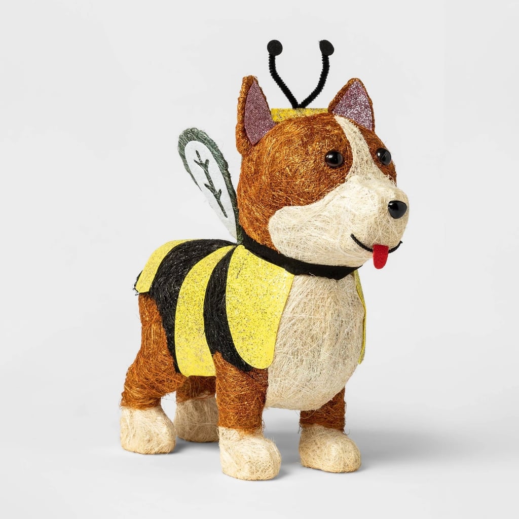 Incandescent Sisal Corgi Dog Halloween Silhouette Light