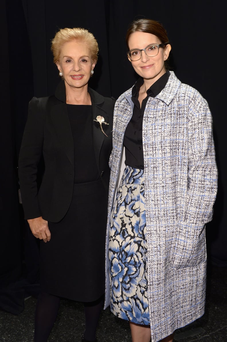 Carolina Herrera and Tina Fey