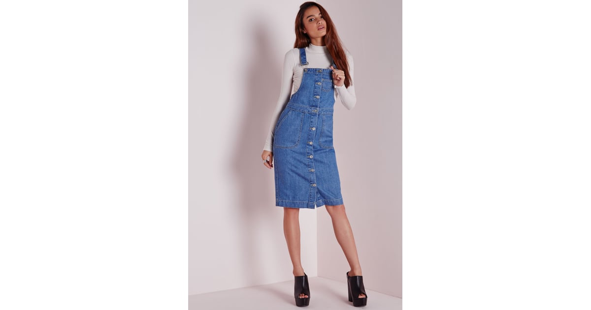 next denim pinafore