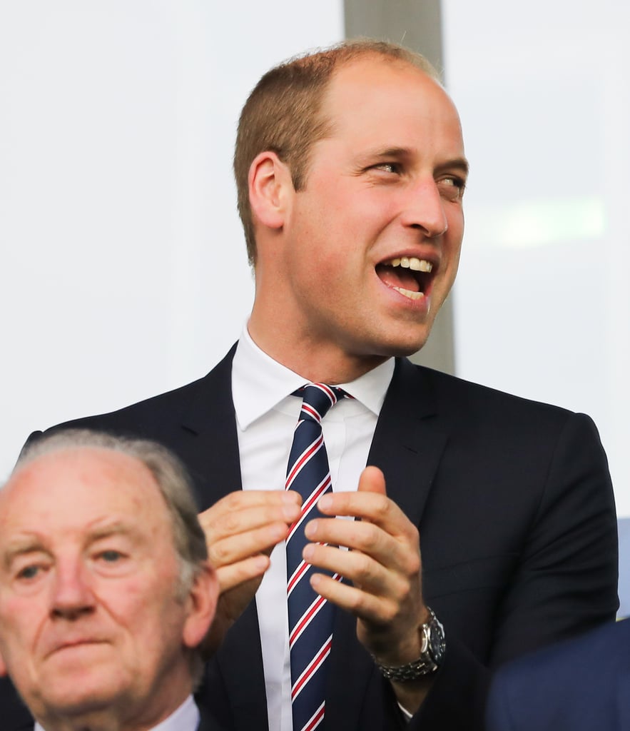 Prince William at Soccer Game in France June 2016