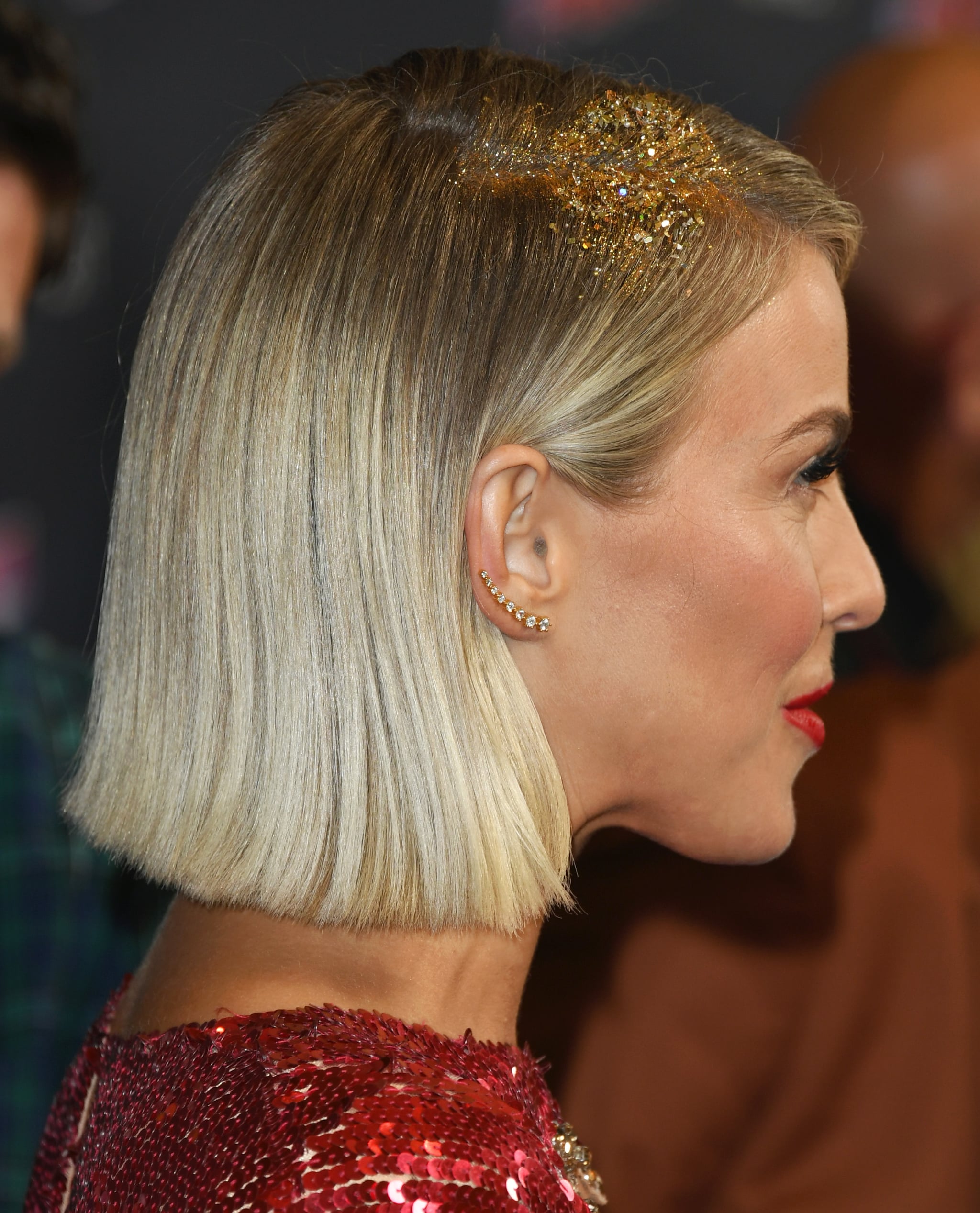 Julianne Hough S Glitter Roots Hairstyle At The Agt Finale Popsugar Beauty