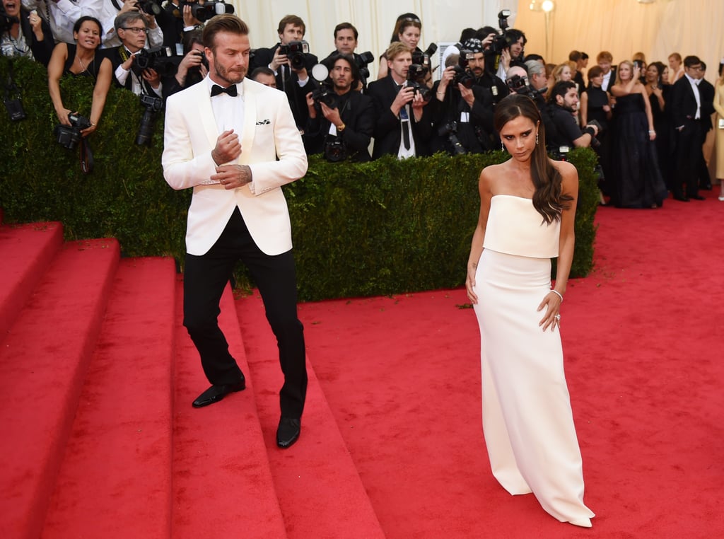 David Beckham waited for Victoria.