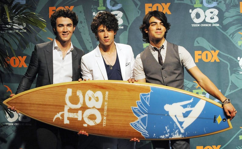 The Jonas Brothers at the Teen Choice Awards in 2008