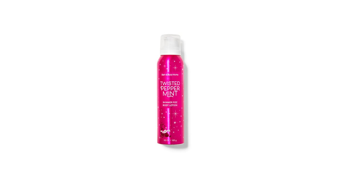 twisted peppermint shimmer fizz body lotion