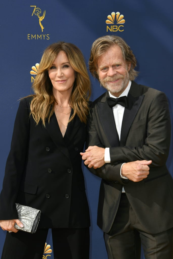 William H. Macy and Felicity Huffman at the 2018 Emmys