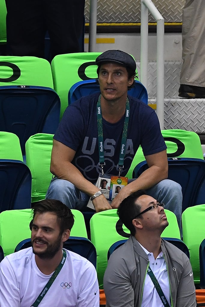 Look at that concentration. He might be warging into one of the swimmers right now.