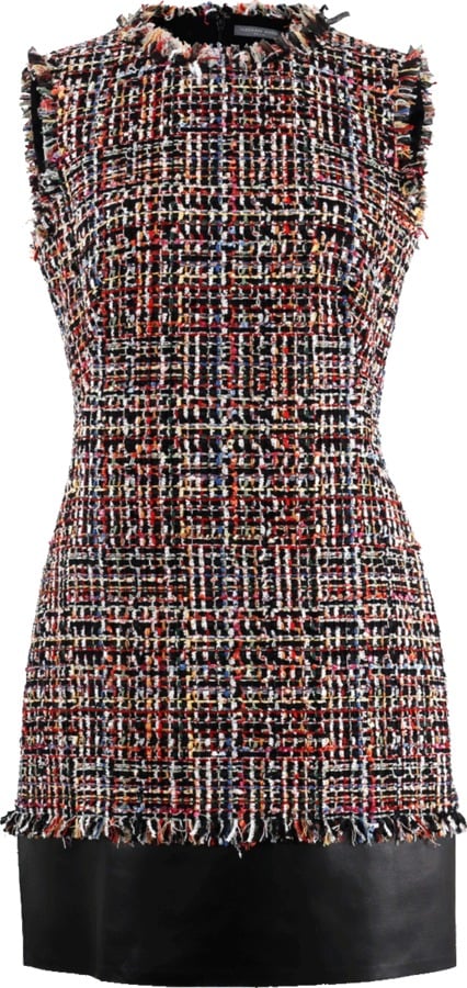 Alexander McQueen Tweed Mini Dress