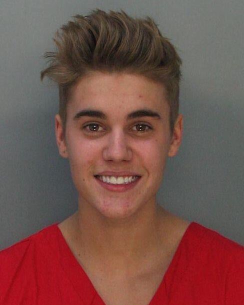 Justin Bieber's Mug Shot