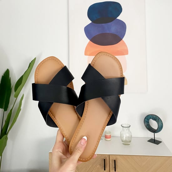 Old Navy Criss-Cross Faux-Leather Sandals I Editor Review