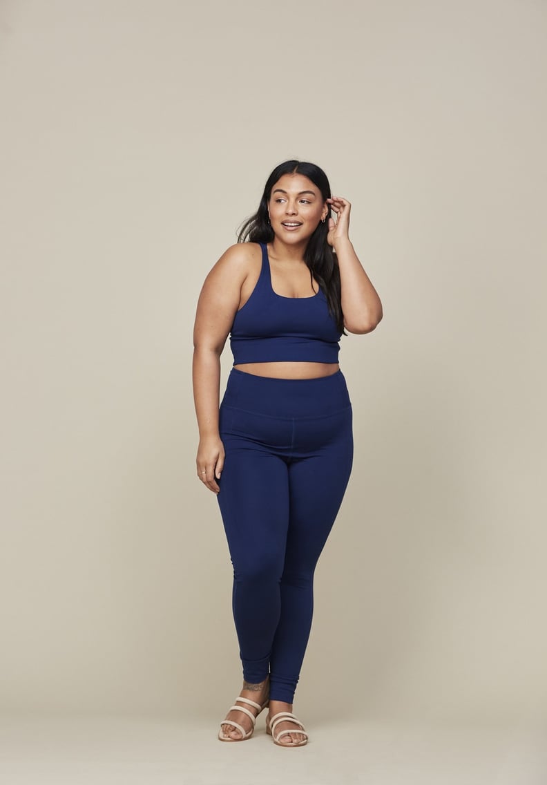 Girlfriend Collective Indigo High-Rise Leggings