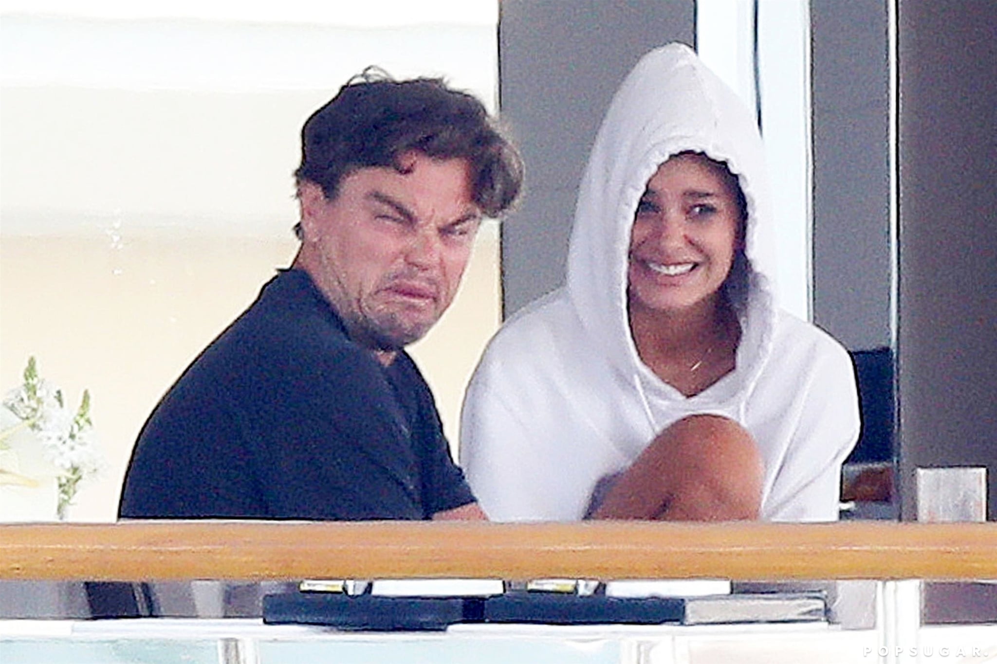Leonardo Dicaprio Making Faces On A Boat August 2018 Popsugar Celebrity Leo dicaprio's lover camila morrone shows off stunning body in blue bikini. leonardo dicaprio making faces on a
