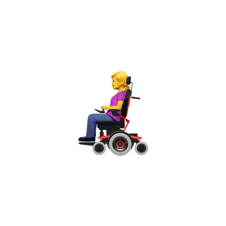 "Person in Mechanized Wheelchair (Female)"