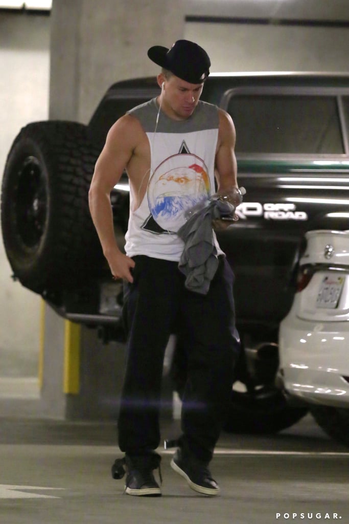 Channing Tatum Working Out in LA | Pictures