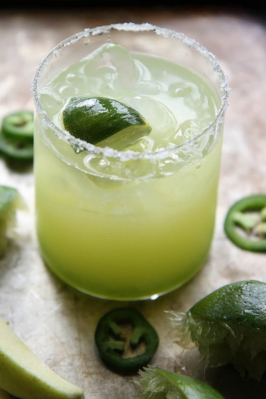 Sour Green Apple Jalapeño Margarita