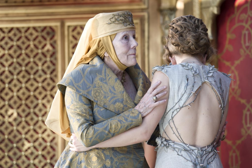 Lady Olenna and her granddaughter have a moment.