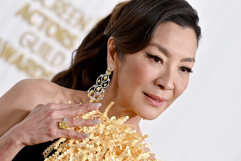 Michelle Yeoh's "Rich Girl" Nails at the 2023 SAG Awards