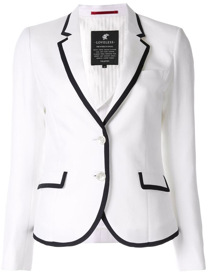 Loveless Contrast Trim Blazer