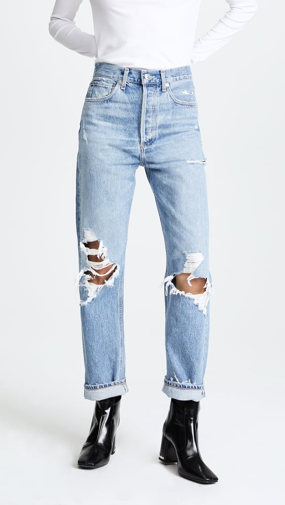 good american 90s loose jeans