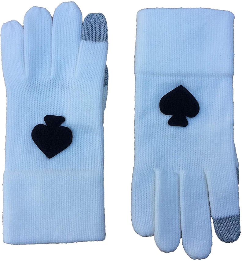 Kate Spade New York Blue Tech-Friendly Knit Gloves