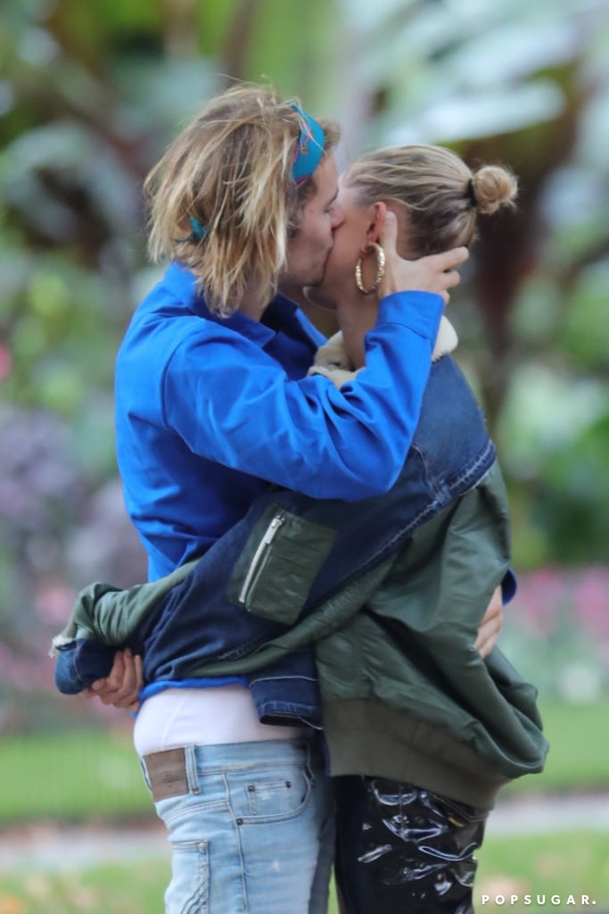 Justin Bieber and Hailey Baldwin Kissing September 2018