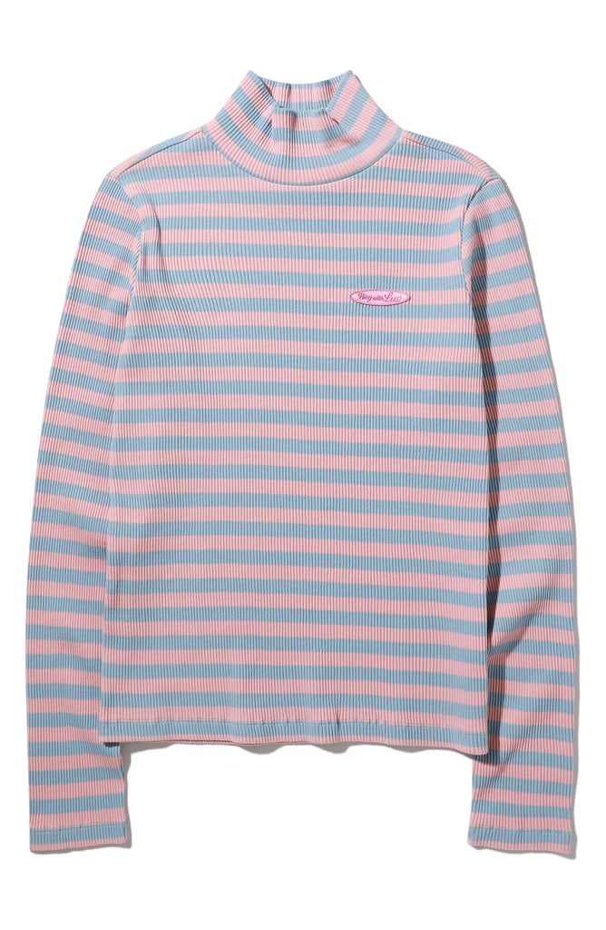 BTS Striped Pink Sweater