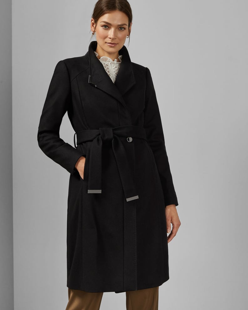 Ted Baker Long Belted Wrap Coat