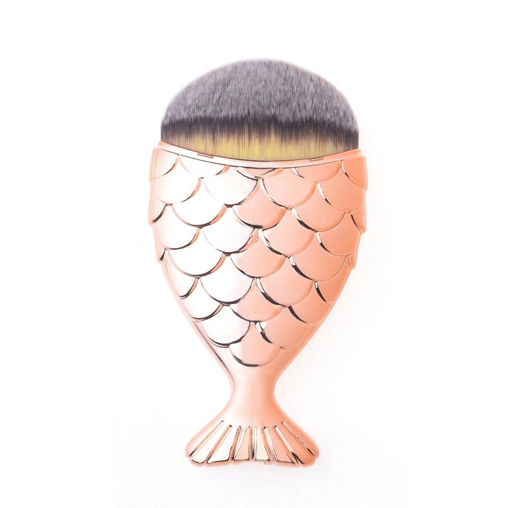 Mermaid Salon Original Chubby Mermaid Brush Rose Gold Makeup