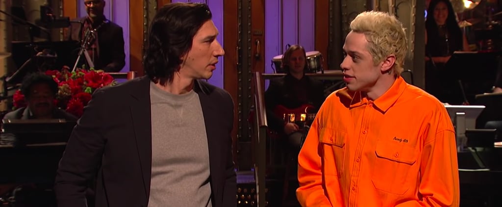 Like Us, Adam Driver's Really Interested in Hearing About Pete Davidson's Summer