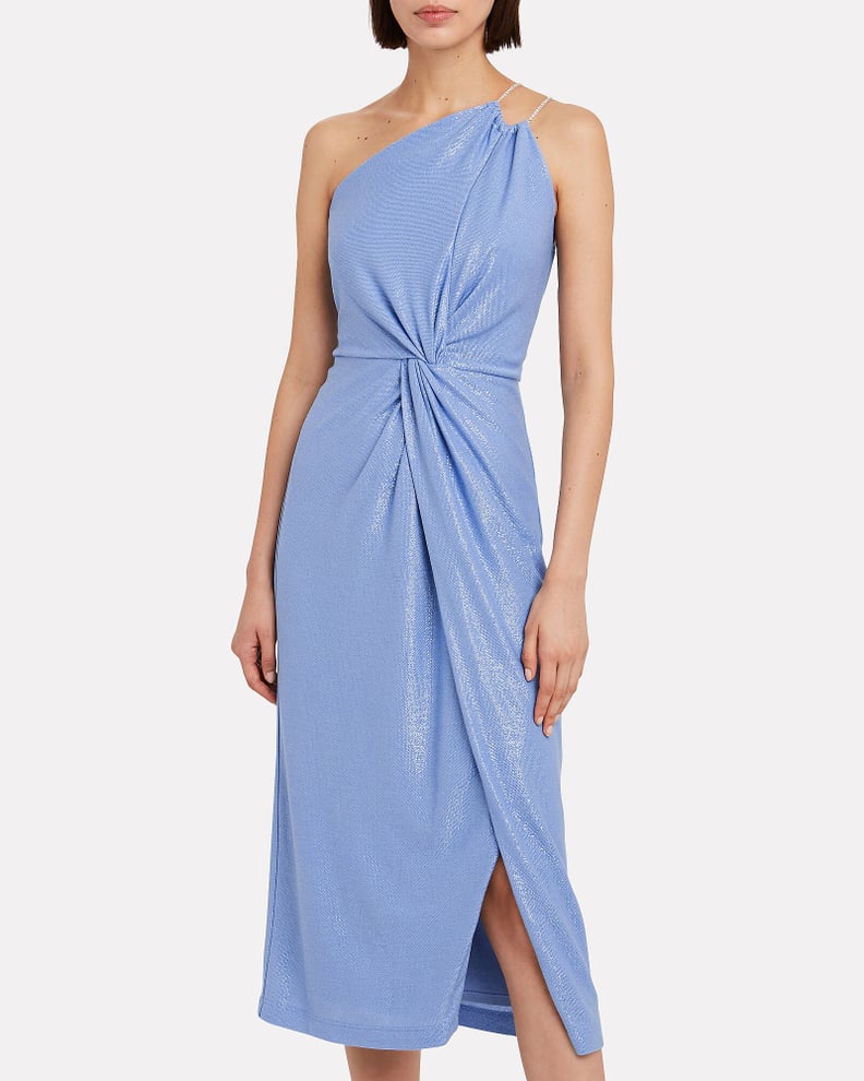 Michelle Mason Twist Knot Shimmer Dress