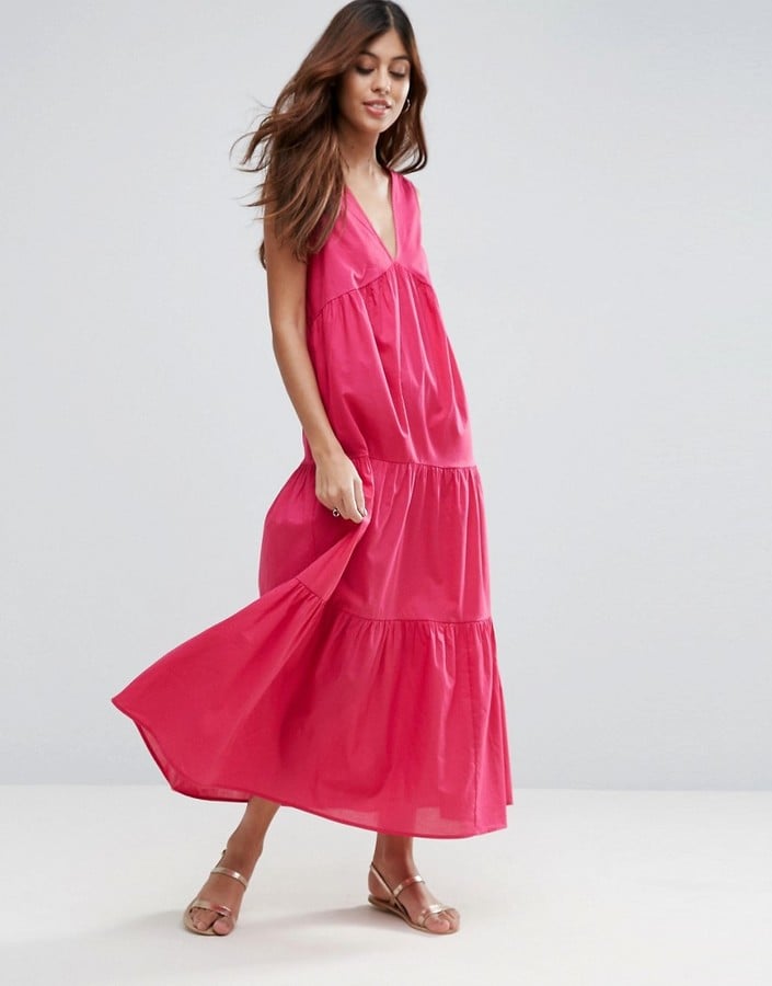 ASOS Tiered Cotton Maxi Dress