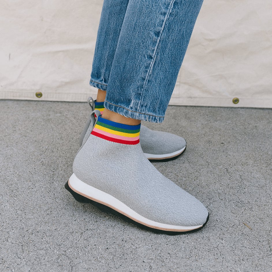 Loeffler Randall Scout Stretch Knit Sneaker