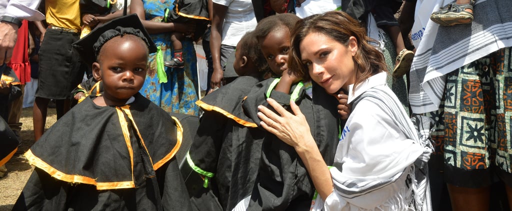 Victoria and Brooklyn Beckham Visit Kenya With UNAIDS 2016