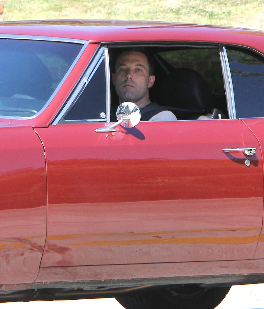 Ben Affleck took his muscle car out for a spin in LA on Saturday.