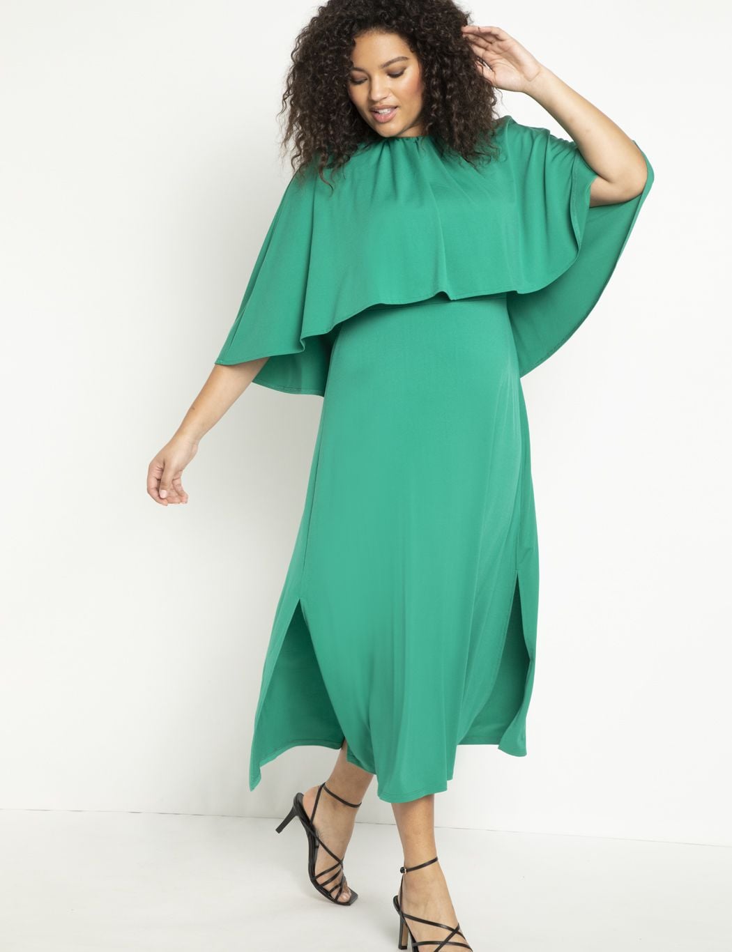 Eloquii cape sales dress