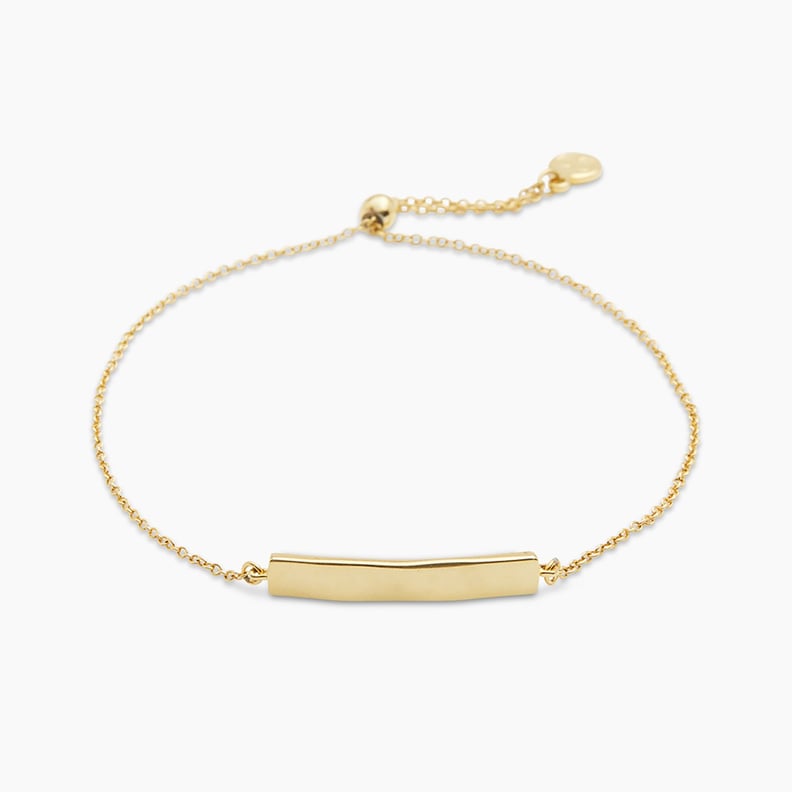 A Meaningful Gift: Gorjana Bespoke Plate Adjustable Bracelet