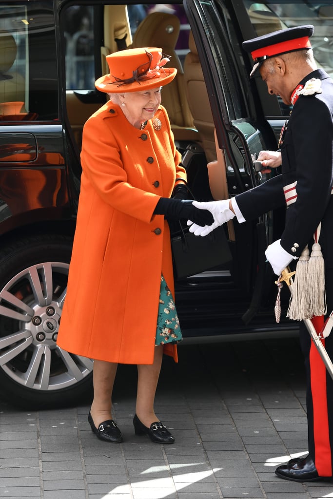 Queen Elizabeth II's Orange Outfit March 2019