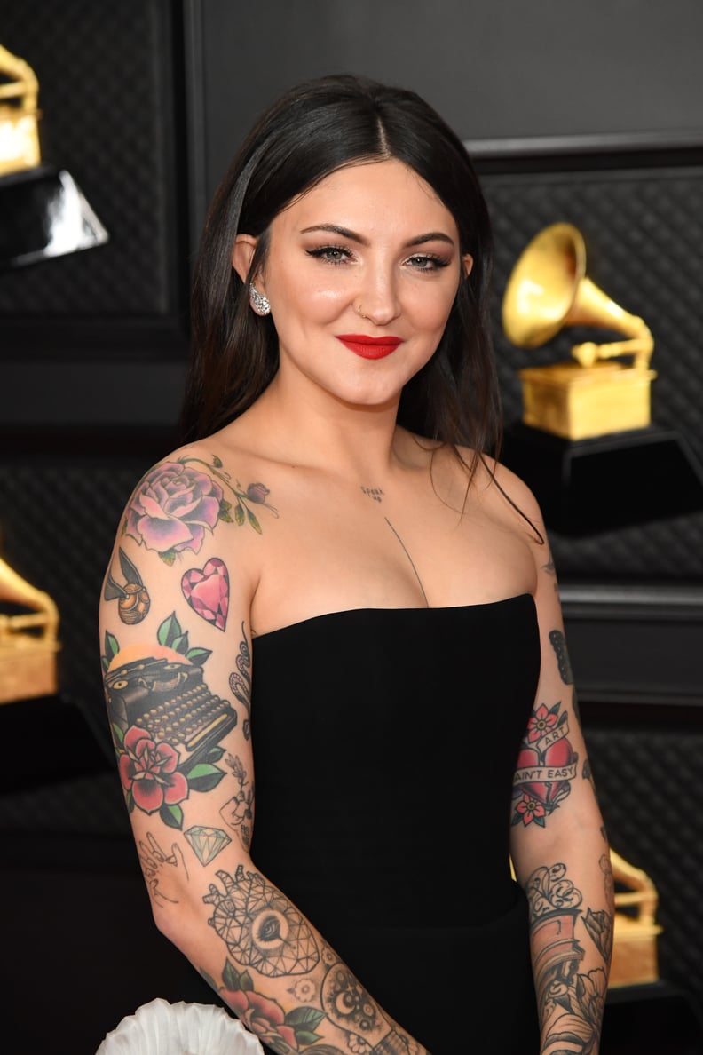 Julia Michaels's Gemstone Arm Tattoos