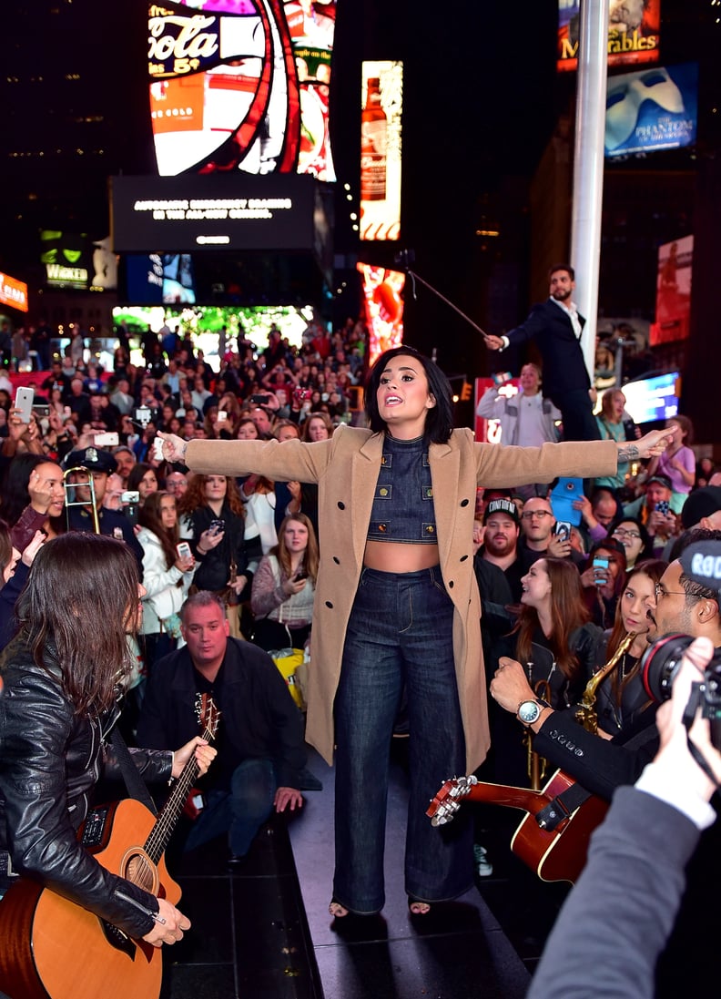 At Times Square in New York City