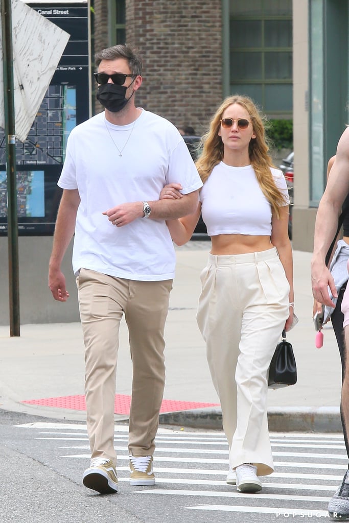 Jennifer Lawrence Matches Cooke Maroney on NYC Lunch Date