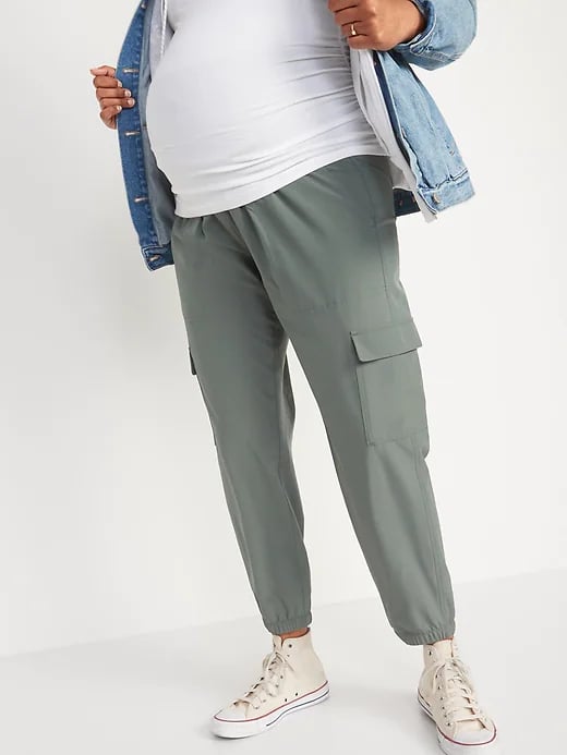 Old Navy Maternity Rollover-Waist Utility Pants