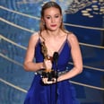 Brie Larson Thanks Jacob Tremblay and Her Boyfriend in an Adorable Acceptance Speech