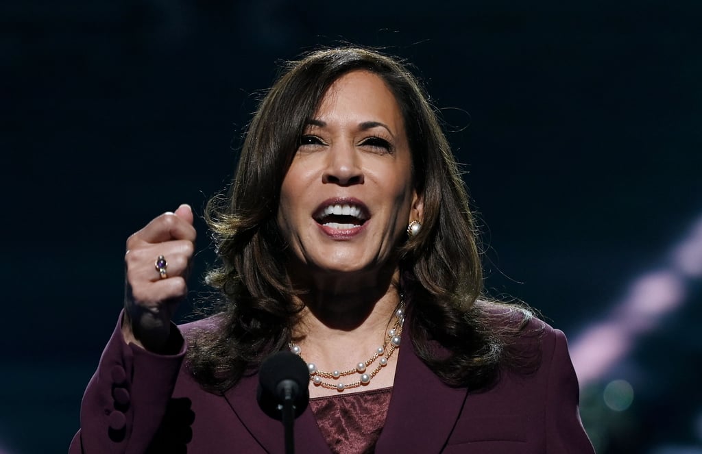 The Meaning Behind Kamala Harris's Plum Pantsuit at the DNC